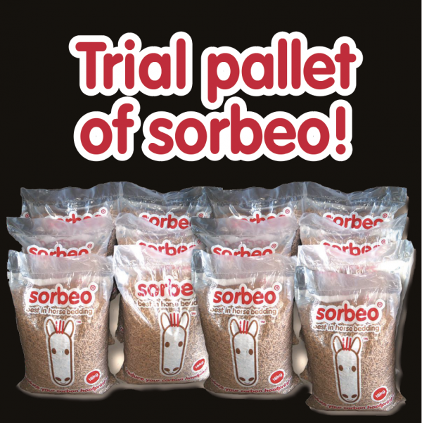 Trail pallet 245kg of Sorbeo Horse Bedding